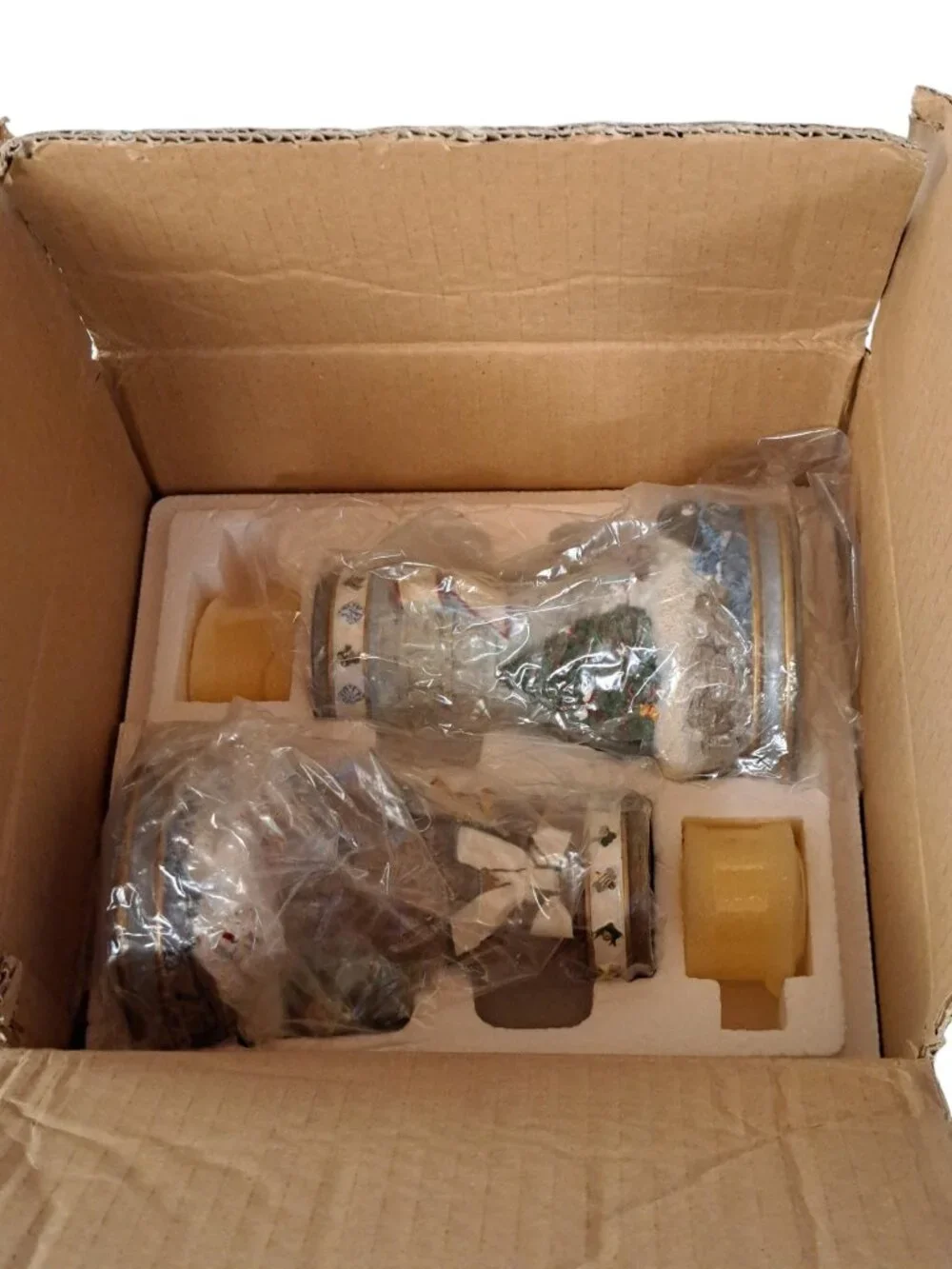 Danbury Mint Candlesticks set of Two in box NEW